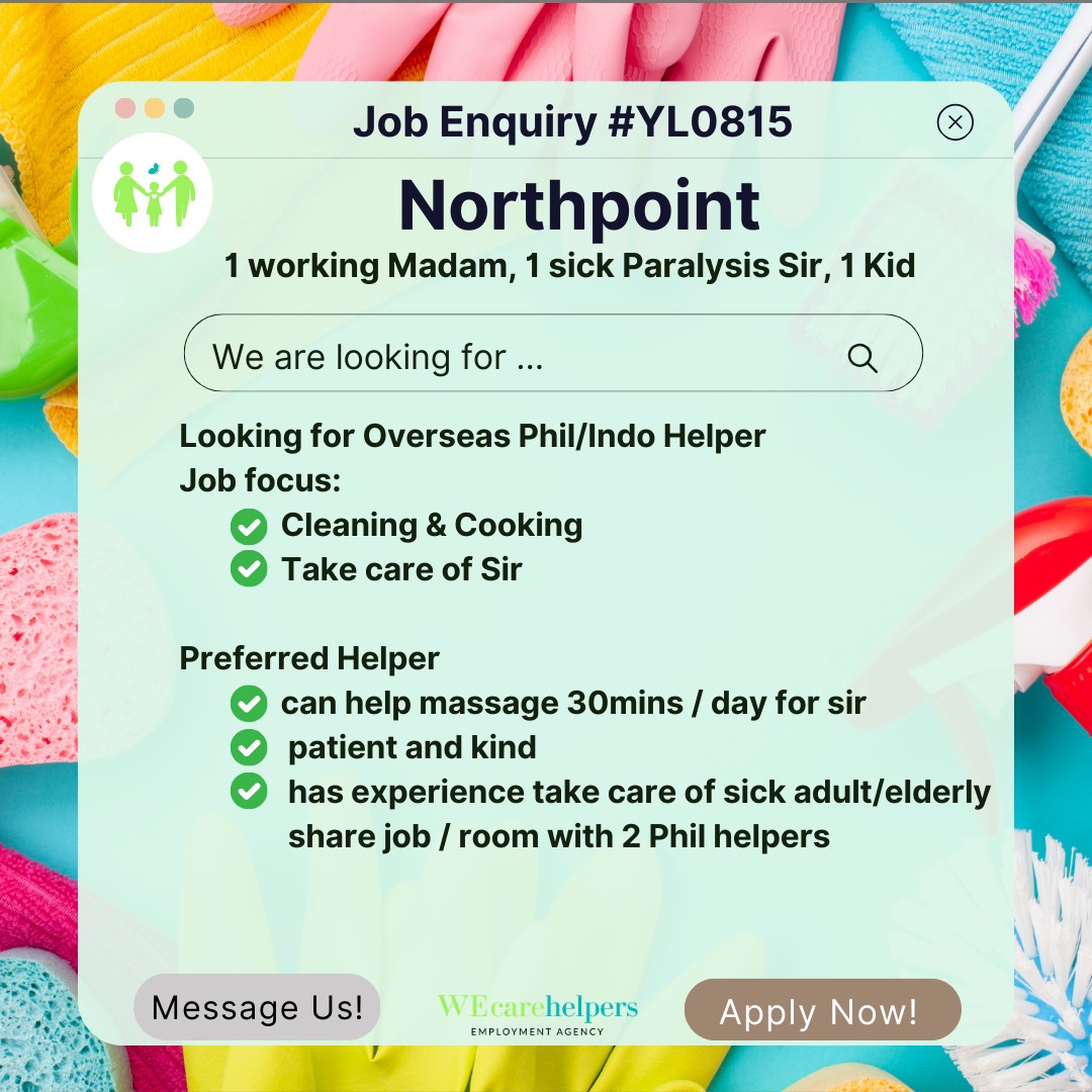 WEcarehelpers Domestic Helpers Agency 家傭軒僱傭中心 - Connecting Helpers 外傭連線 ...