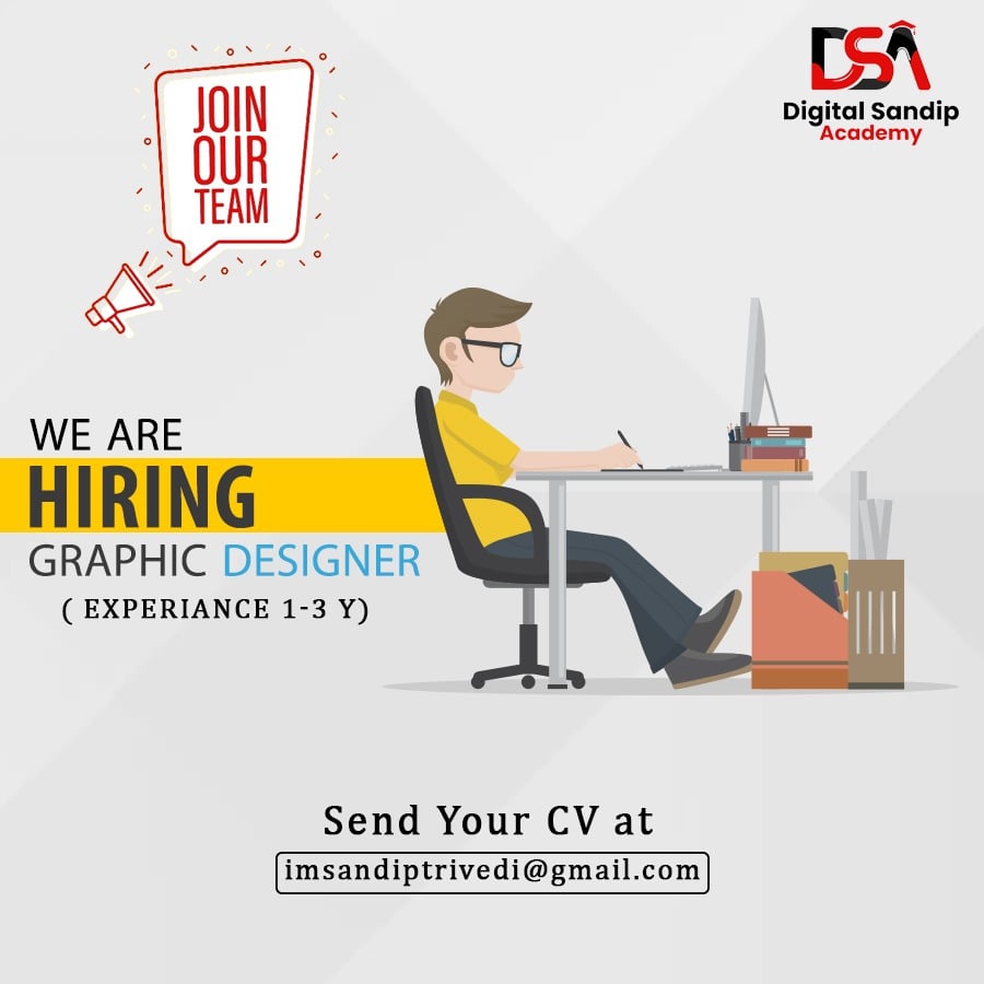 DSA - Digital Sandip Academy - We are #HIRING at DSA. - Graphic ...