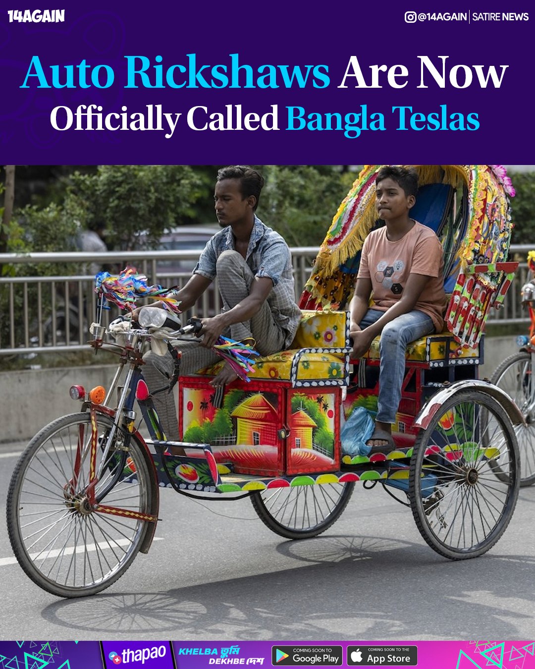 14AGAIN - 🛺🔋 The streets of Bangladesh are now dominated by battery ...