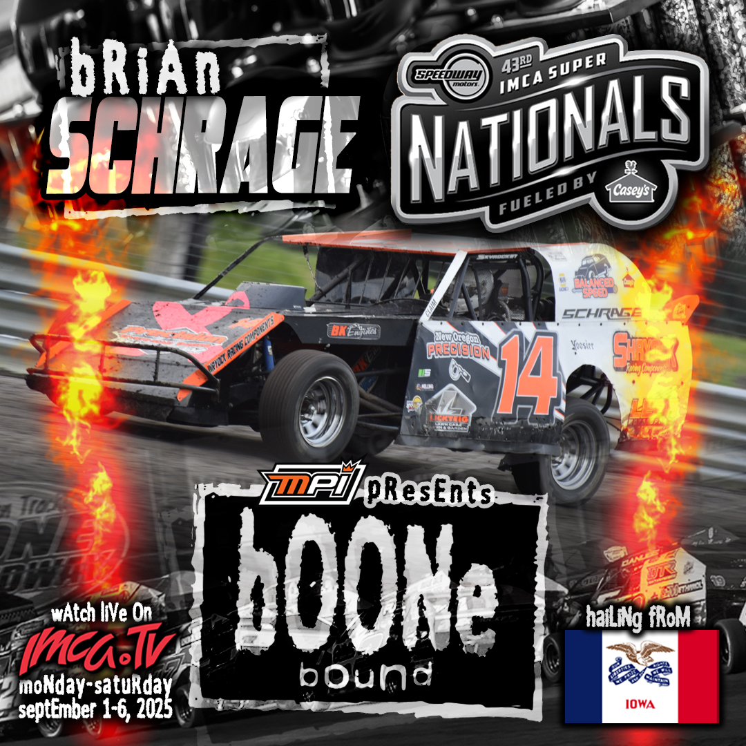 IMCA - 1000+ Pre Entries! 🏆 MPI presents BOONE BOUND 🏆 🏁 Brian Schrage ...