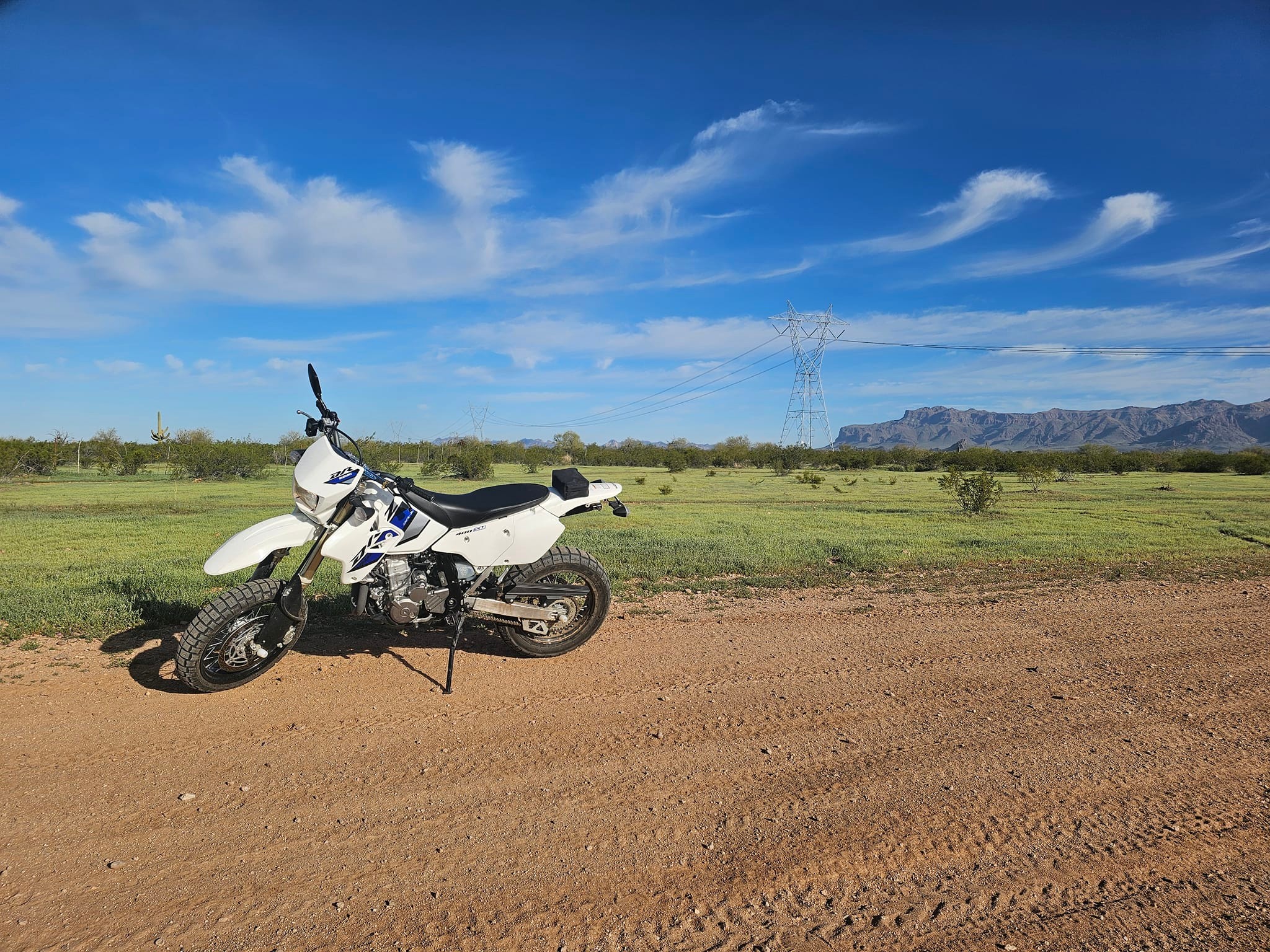Dual sport riding with a DR-Z 400SM