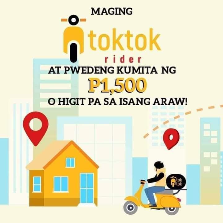HOW TO BECOME A TOKTOK RIDER? Step... - Toktok Delivery Ph | Facebook