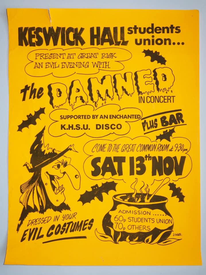 On this day in 1976, The Damned played... - Punk In The East