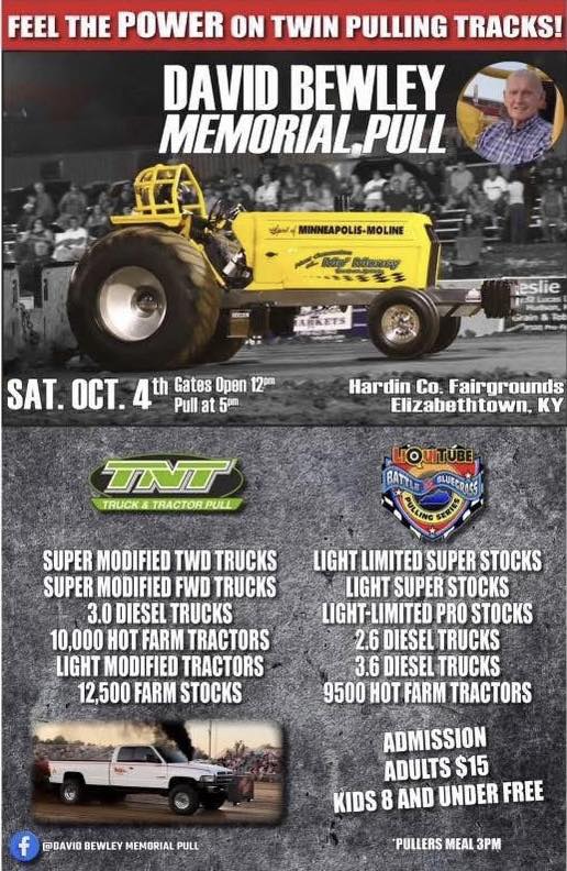 David Bewley Memorial Truck and Tractor Pull in Elizabethtown, KY