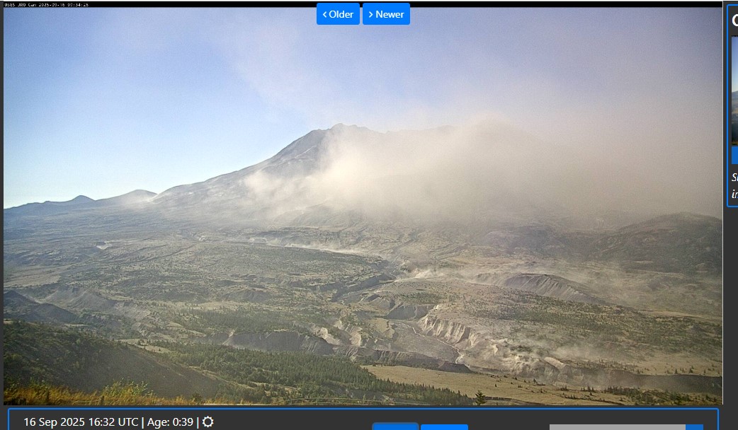 USGS Volcanoes - MOUNT ST. HELENS Current Volcano Alert... | Facebook