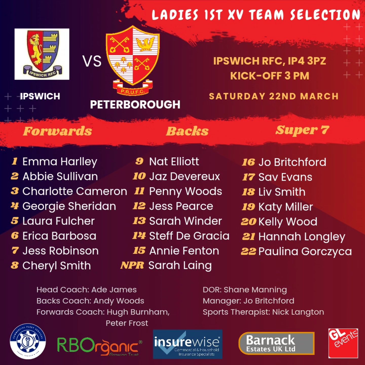 Peterborough - 📢 Squad announcement 📢 @prufcladies are on the road to ...