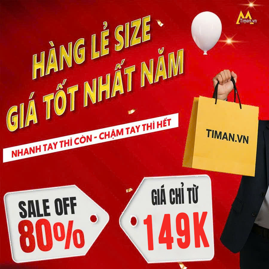 Giày Da Thủ Công Chính Hãng TIMAN