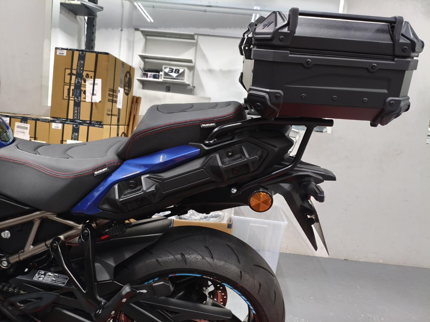 For when the panniers aren't enough. This SUZUKI GSX-S1000GT