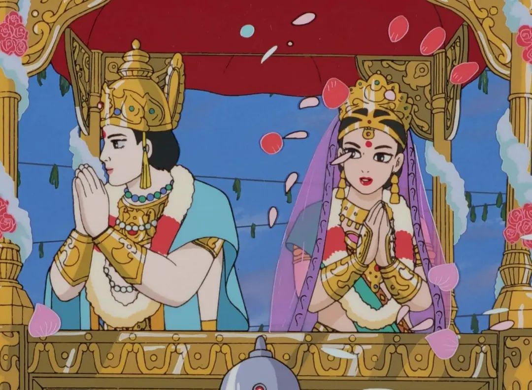 The marriage procession for Rama and Sita § A collection of images