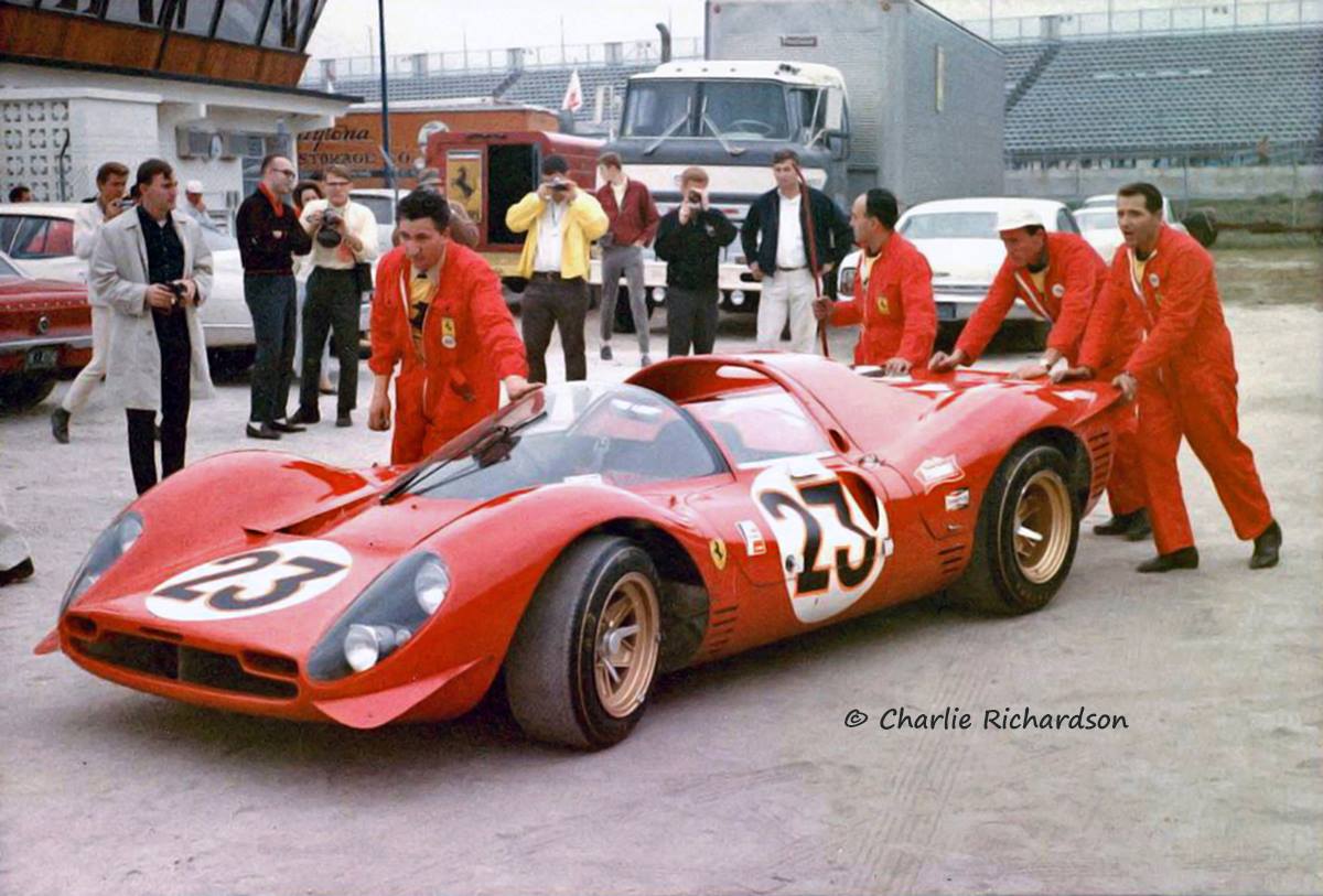 Lorenzo Bandini's Ferrari 330P/4 at 1967 Daytona 24 hours