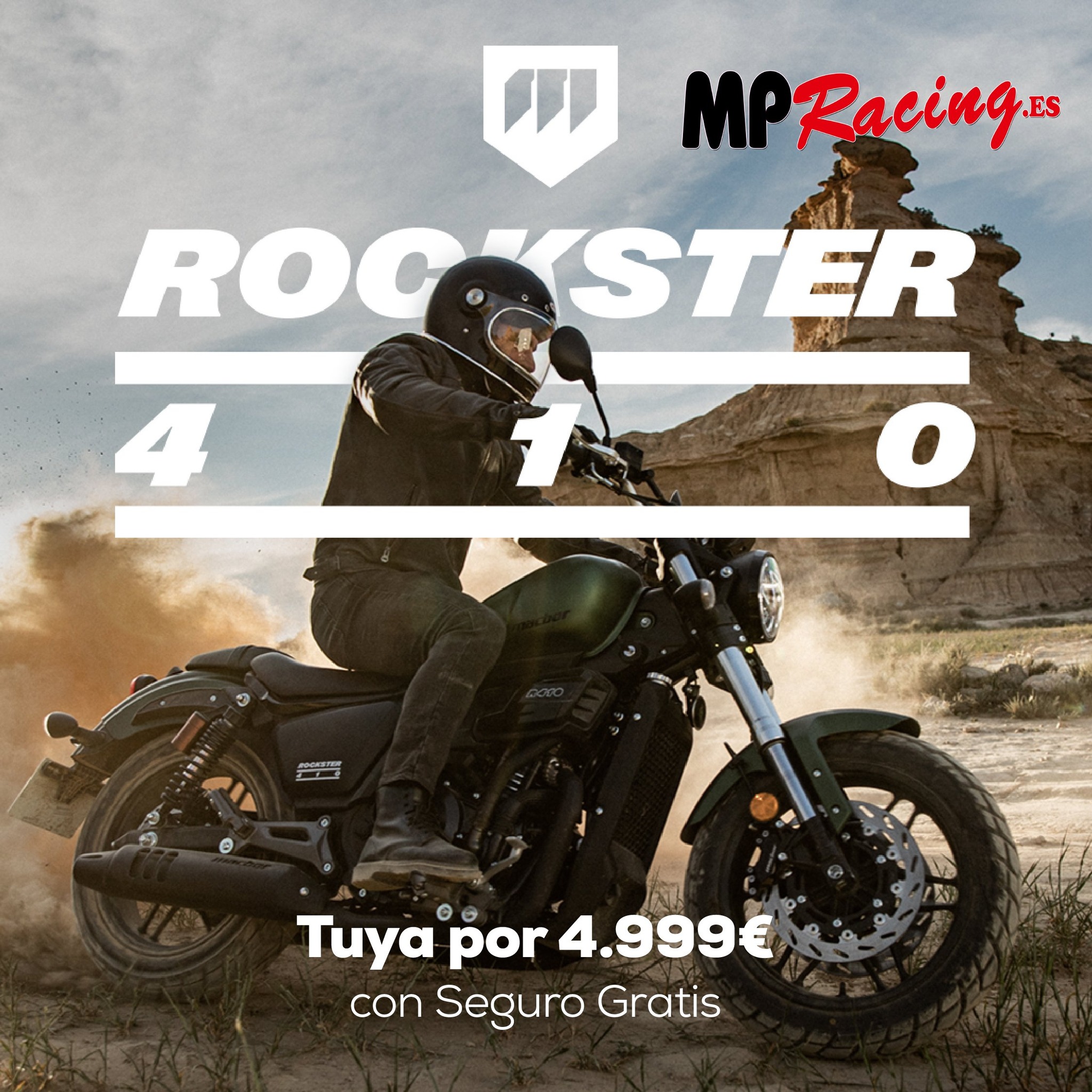 Mp - 🏍️ Rockster 410 - La Custom con Espíritu Rebelde 🏍️ Siente la ...