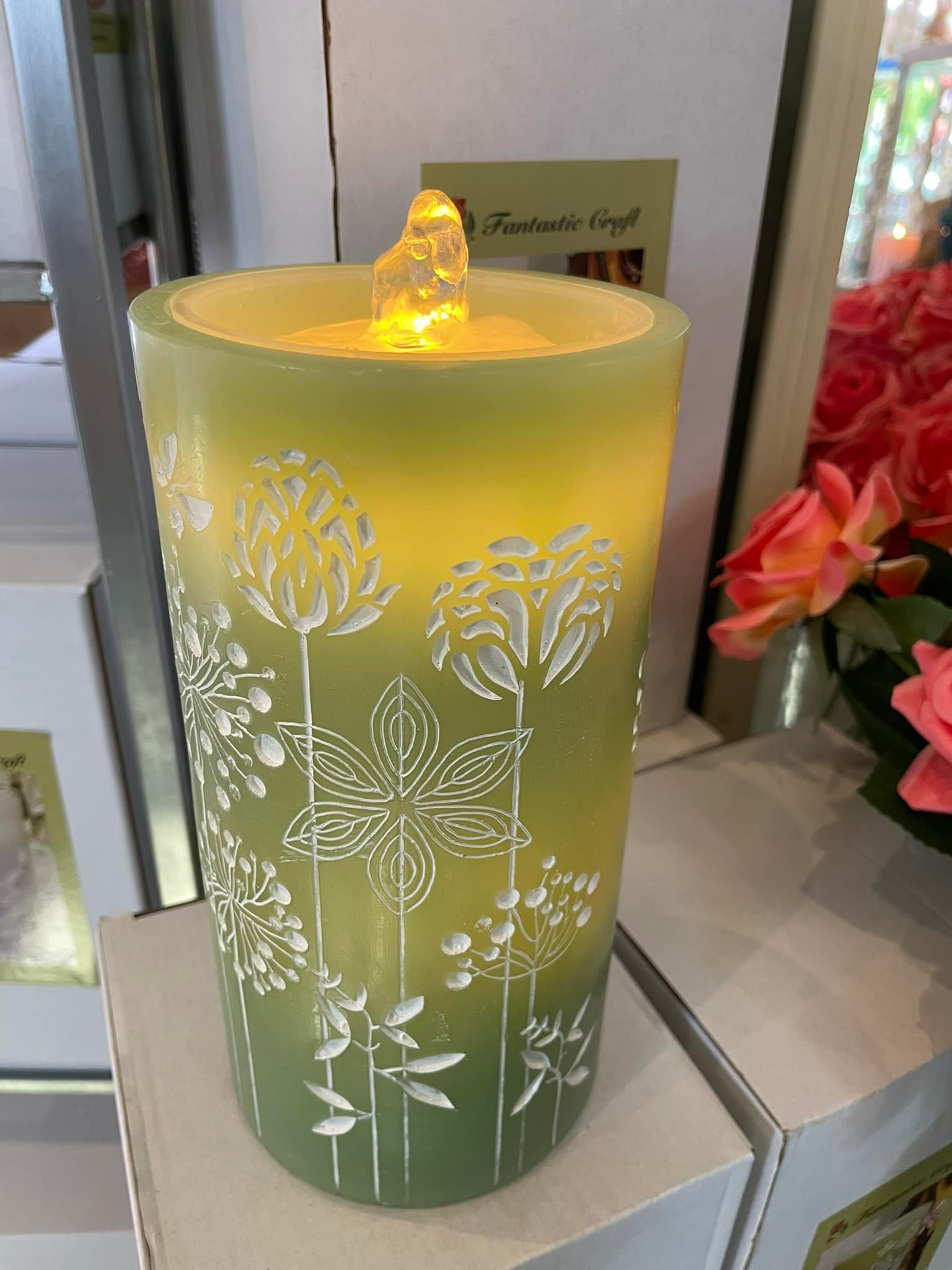 We've got these great Water Wick LED Pillar Candle Fountain's in that are very popular!