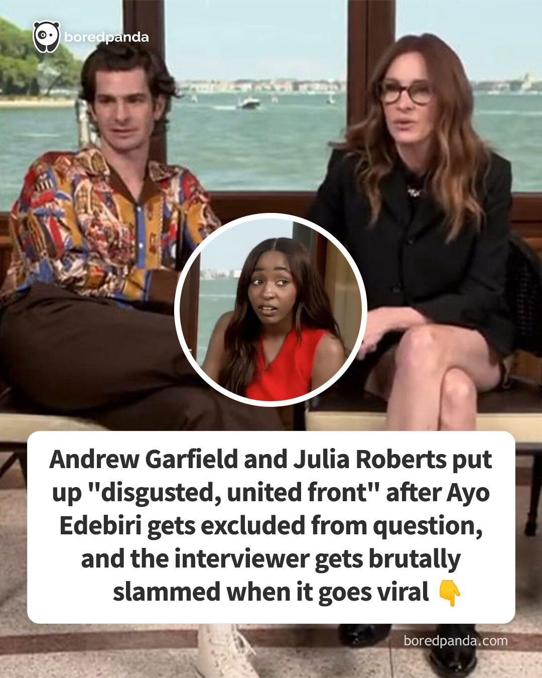 Bored - Andrew Garfield and Julia Roberts put up “disgusted, united ...