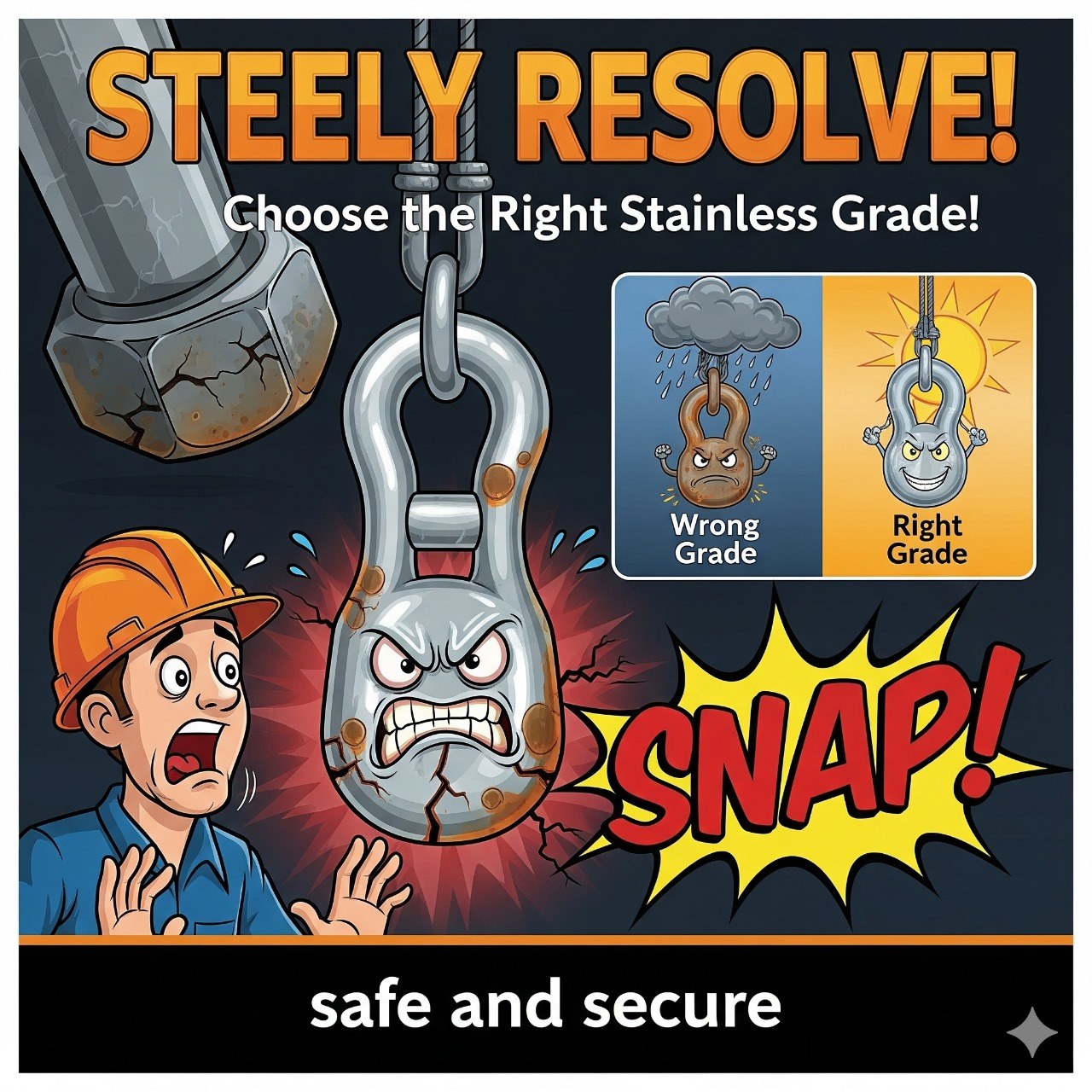 Safe - Your entire project is only as strong as its weakest link. ⛓️💥 ...