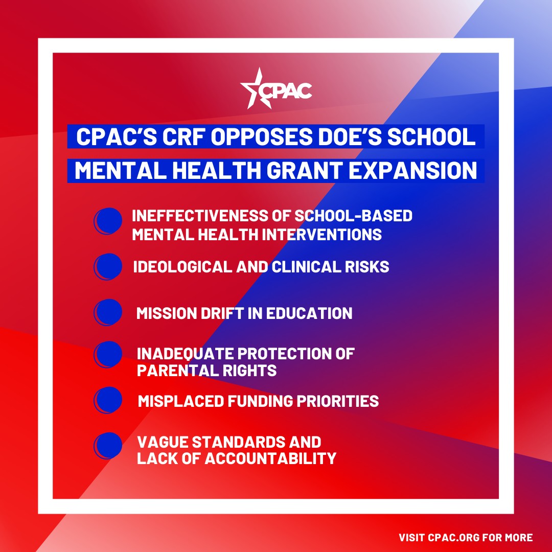 CPAC - CPAC’s Center for Regulatory Freedom Opposes DOE’s... | Facebook