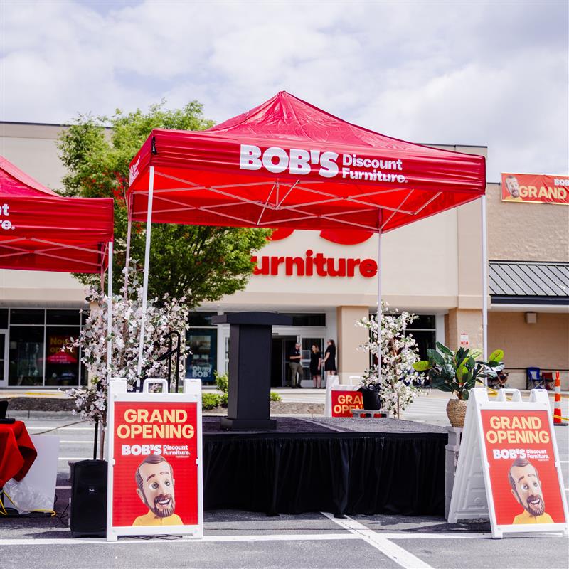 Head to the Bob's Discount Furniture grand opening in Jacksonville