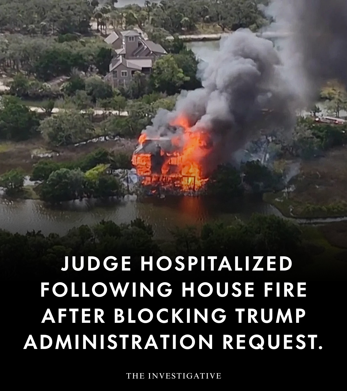 The Investigative - A large fire broke out at the home of South ...