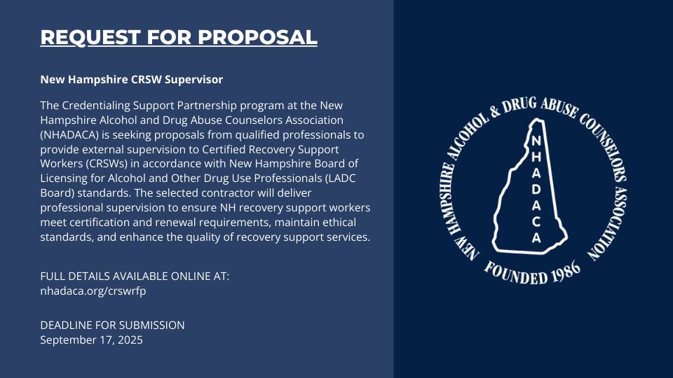 New Hampshire Alcohol & Drug Abuse Counselors Association | Concord NH