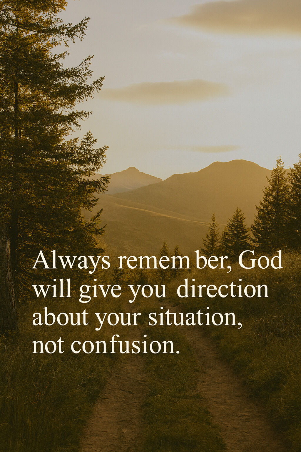 EverythingInspirational.com - Confusion isn’t from God. His direction ...