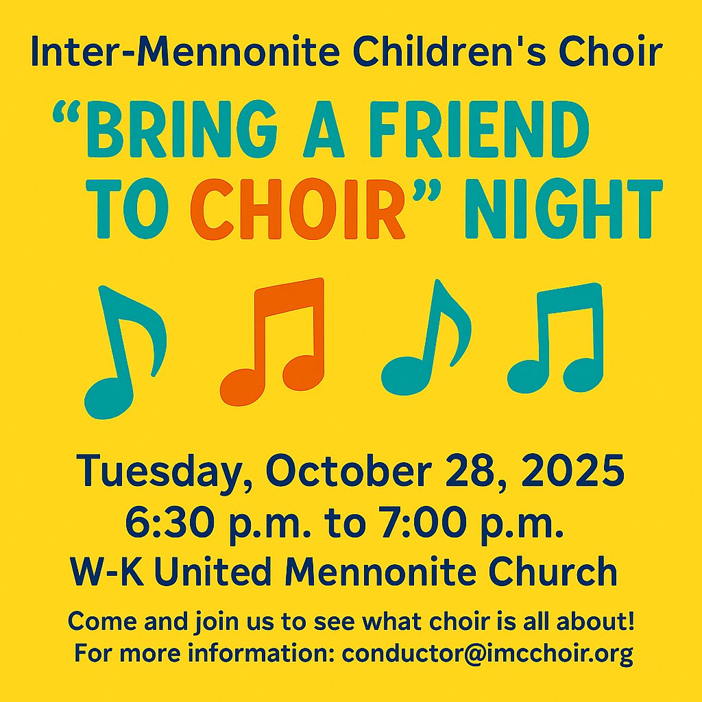 Menno Singers - MennoSingers family - do you know any... | Facebook