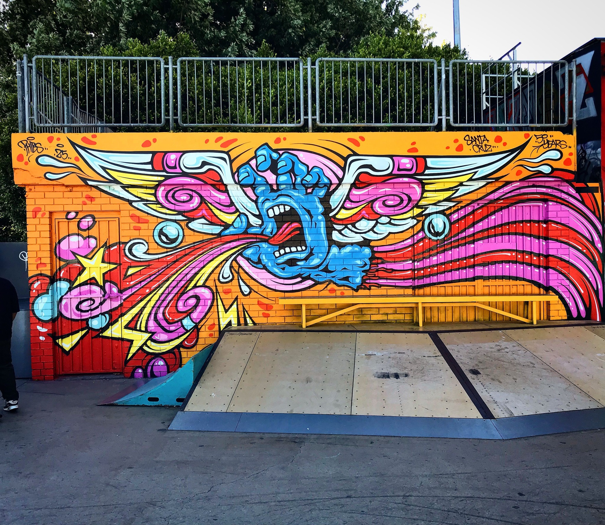 Autocollants de la marque de skateboard Santa Cruz