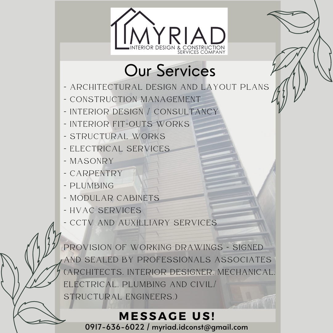 Good day... - Myriad Interior Design and Construction | Facebook
