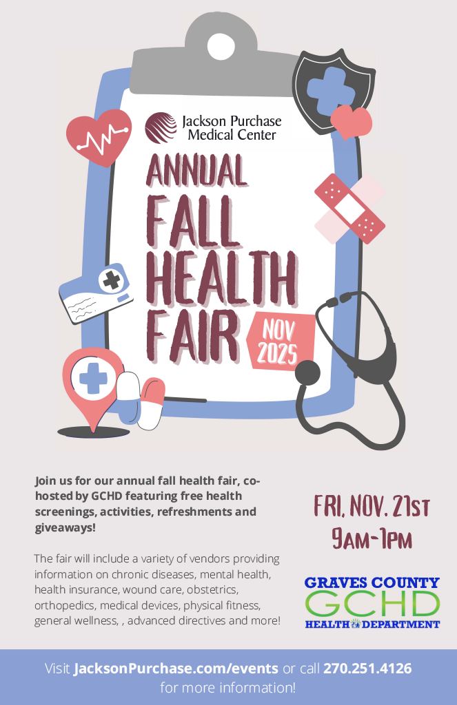Come join us on Friday,... - Graves County Health Department | Facebook