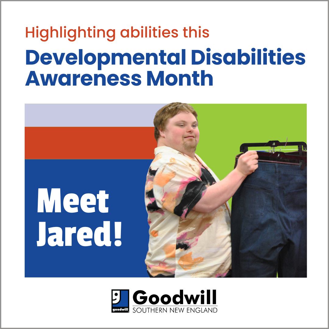 Goodwill - Meet Jared! Jared has been with Goodwill since 2018 and is a ...