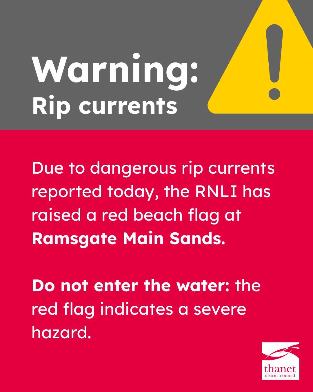 ⚠️ Due to weather conditions... - Thanet District Council | Facebook