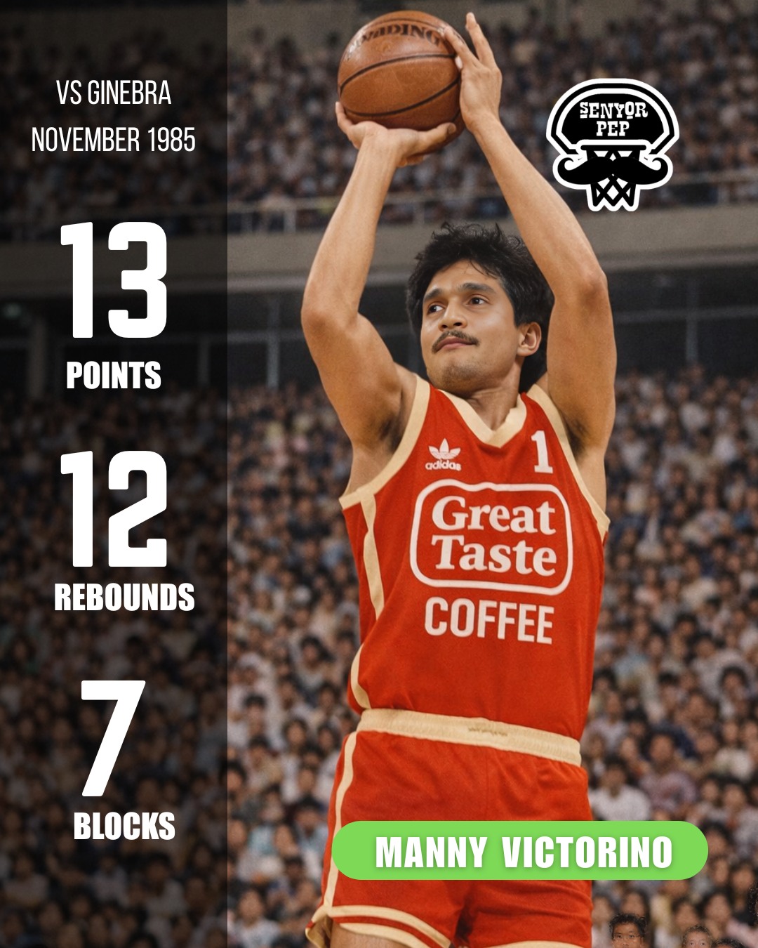 Senyor - Ginebra San Miguel, under the fiery leadership of playing ...
