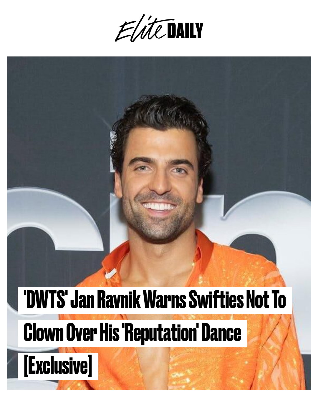 Elite - 'Dancing With the Stars' and Eras Tour dancer Jan Ravnik dishes ...