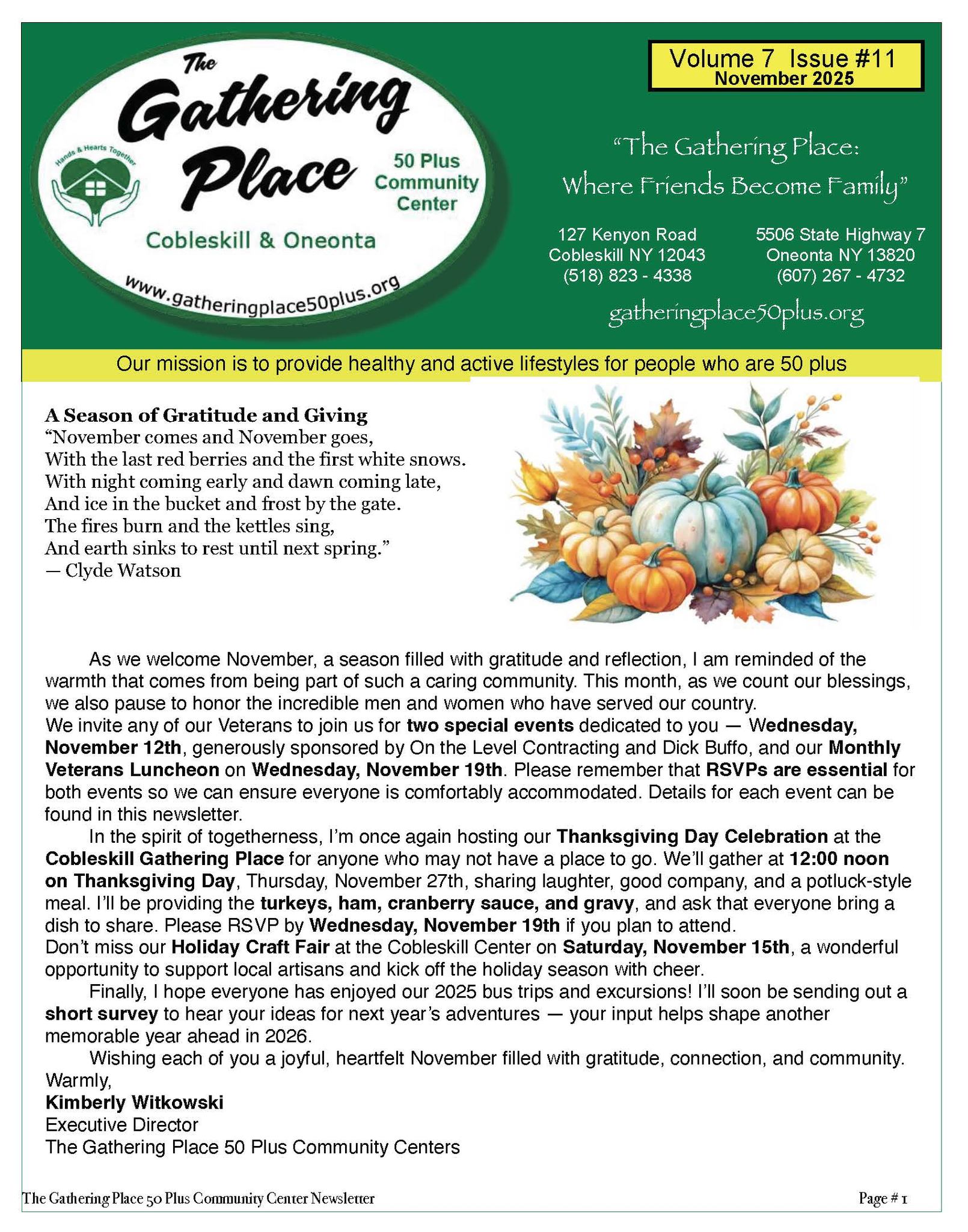 The Gathering Place 50 Plus Community Center