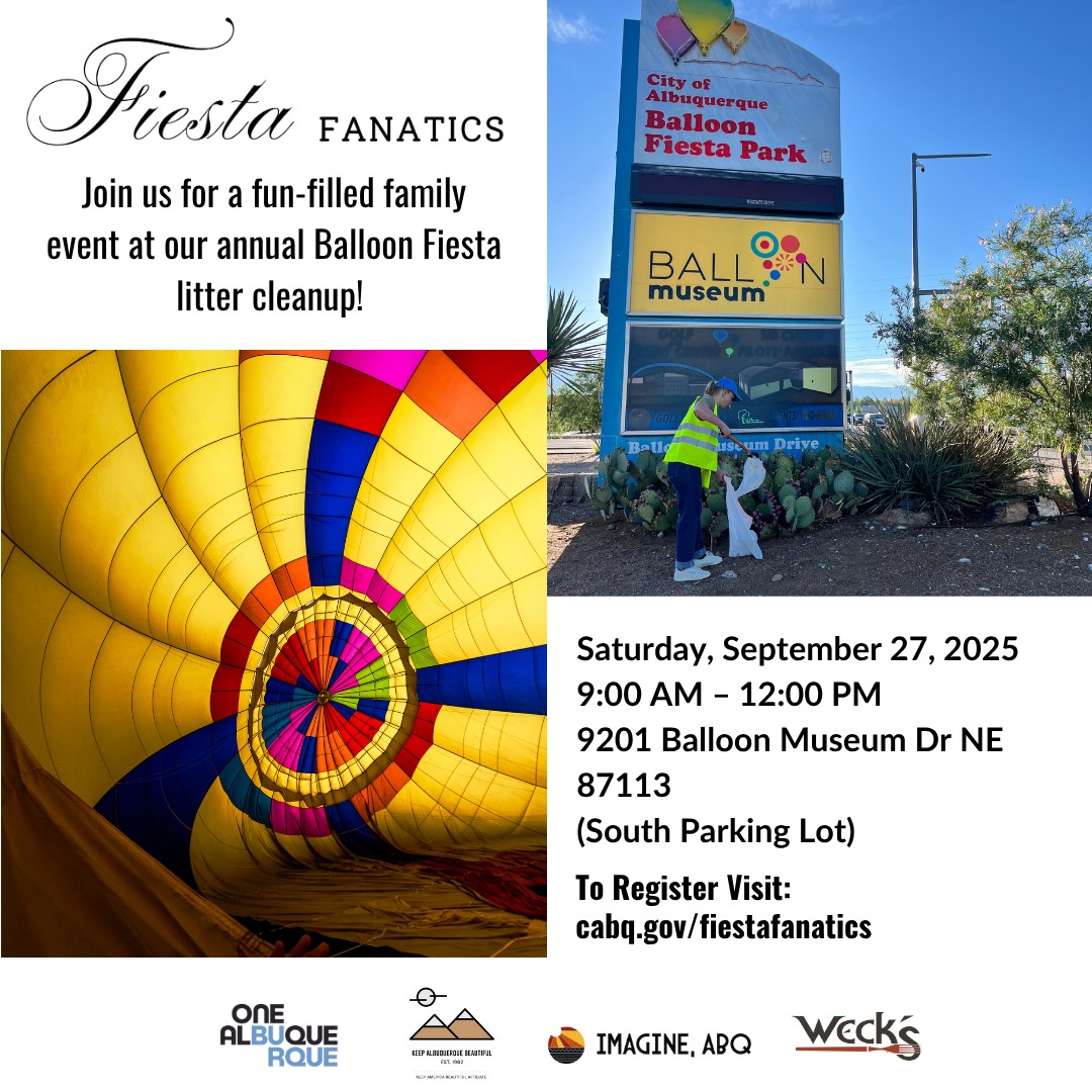 🎉 The Fiesta Fanatics Cleanup is... - Keep ABQ Beautiful | Facebook