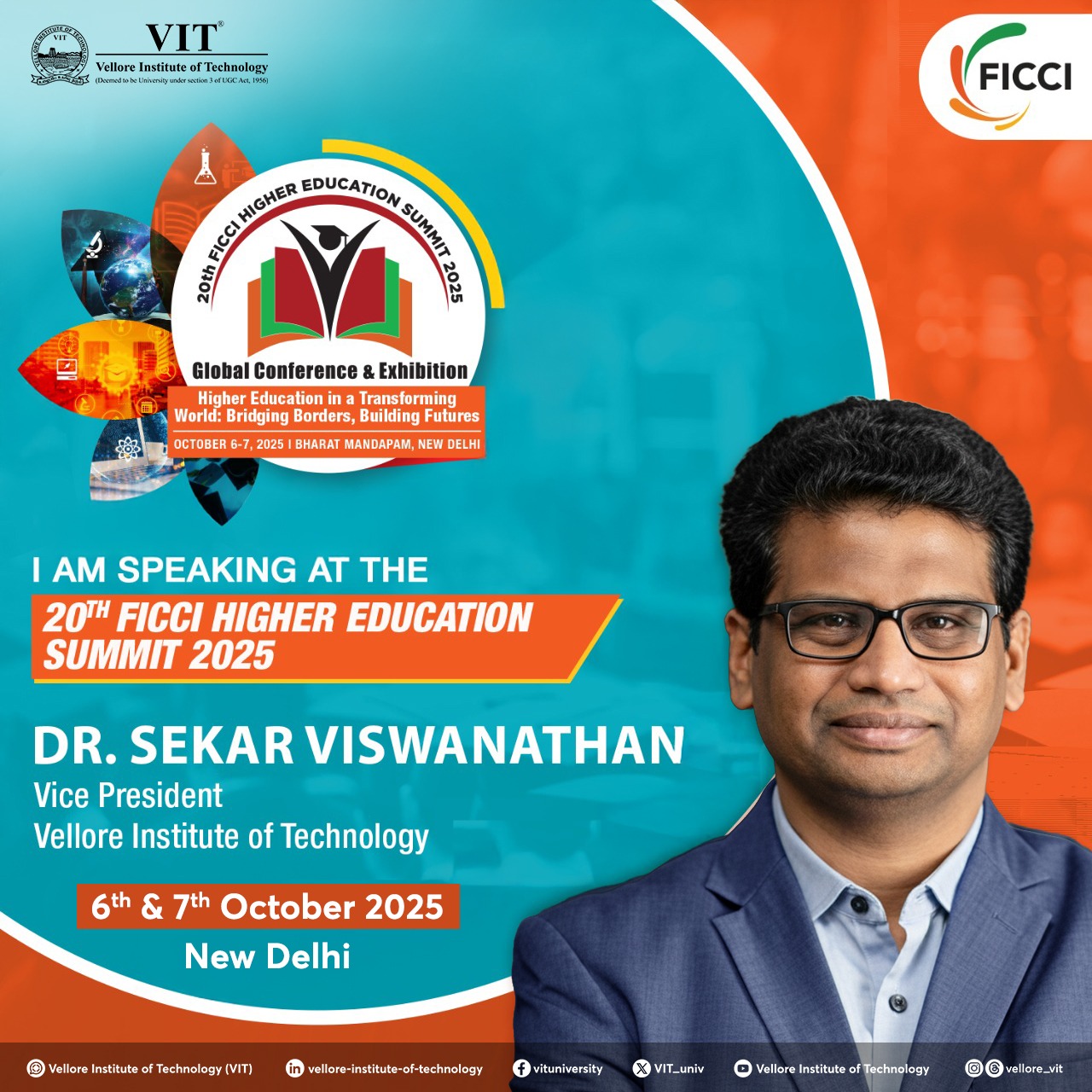 VIT - Proud moment! Dr. Sekar Viswanathan, Vice President, VIT, is an ...