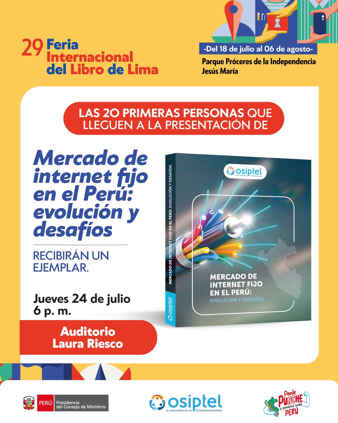 Osiptel - #ATENCIÓN 📢 Llévate un ejemplar del nuevo libro del OSIPTEL ...