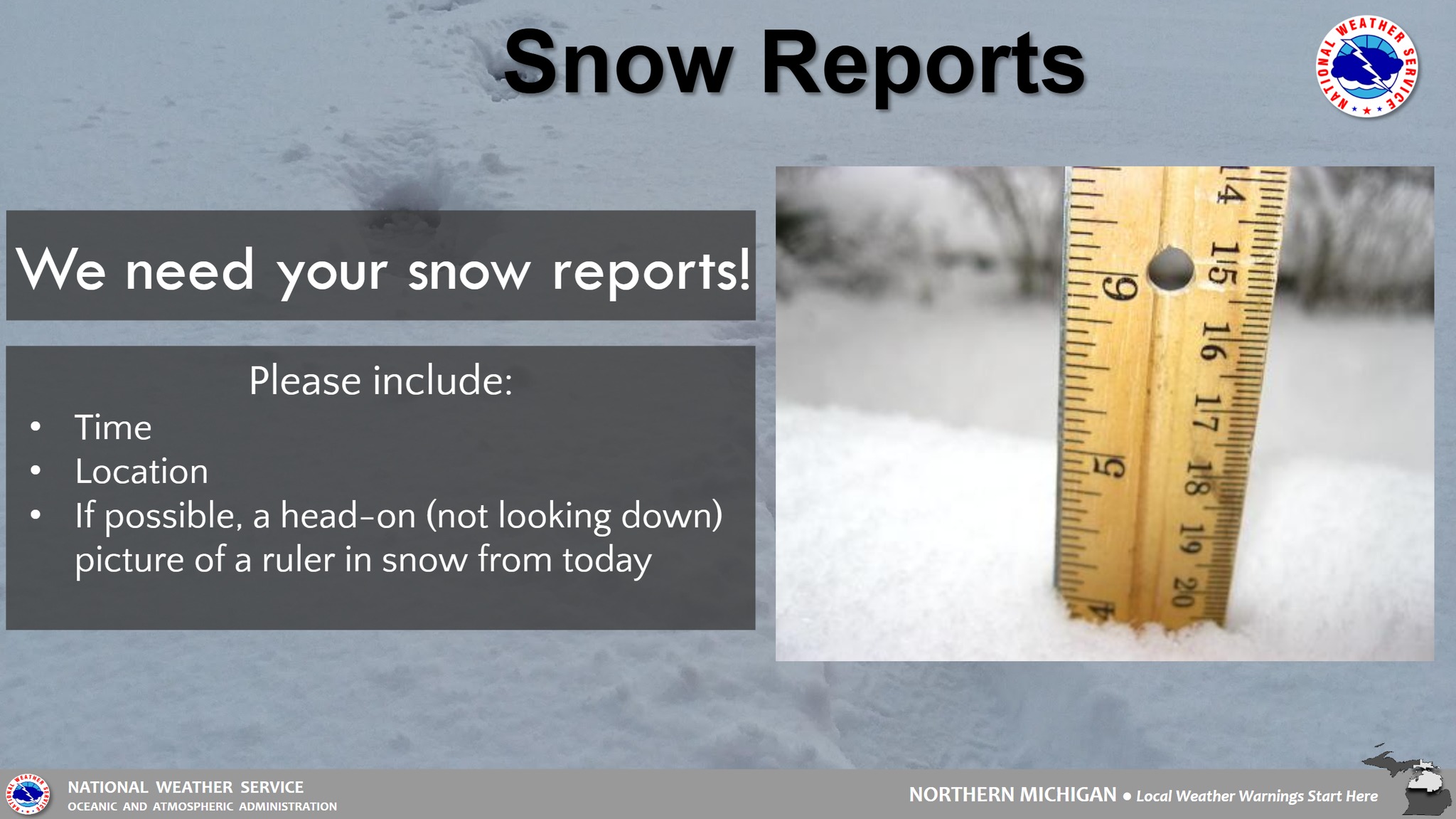 We need... - US National Weather Service Gaylord Michigan | Facebook