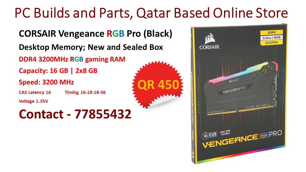 PC Builds and Parts, Qatar Based Online Store