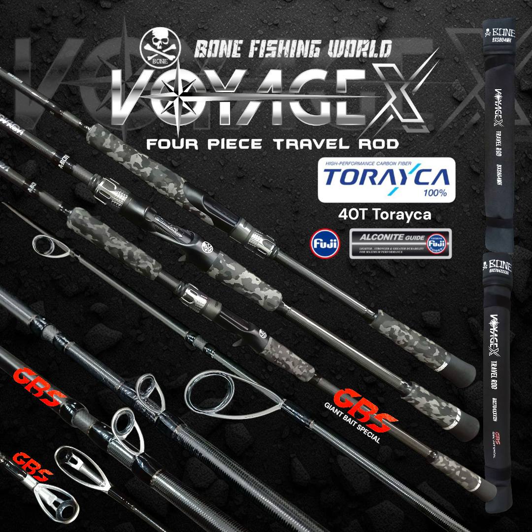 Bone Fishing World VOYAGE Salt Finesse 4pc Travel Rod Price