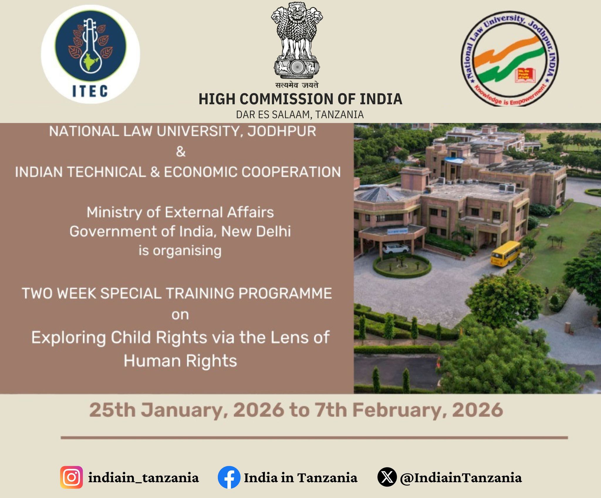 📢 Indian Technical and Economic Cooperation - ITEC Professional ...