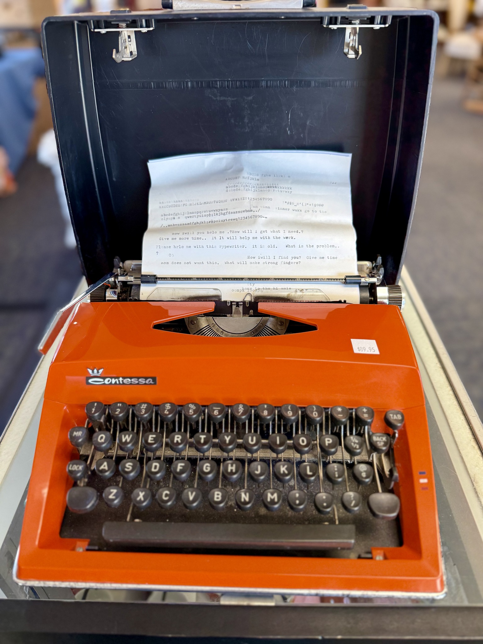 1974 Contessa Deluxe typewriter by Adler