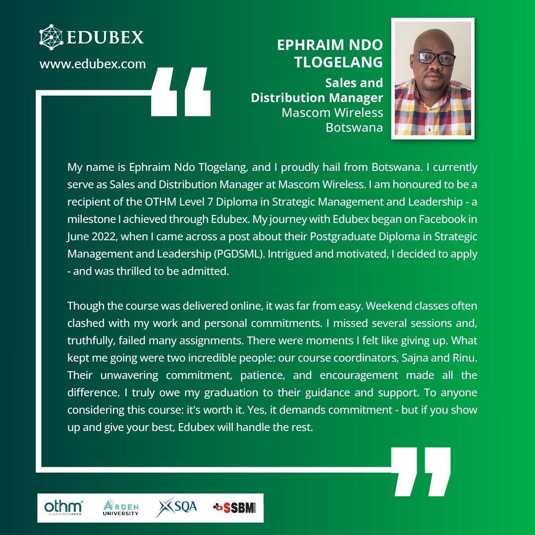 Edubex - Ephraim’s journey with Edubex proves that dedication and the ...