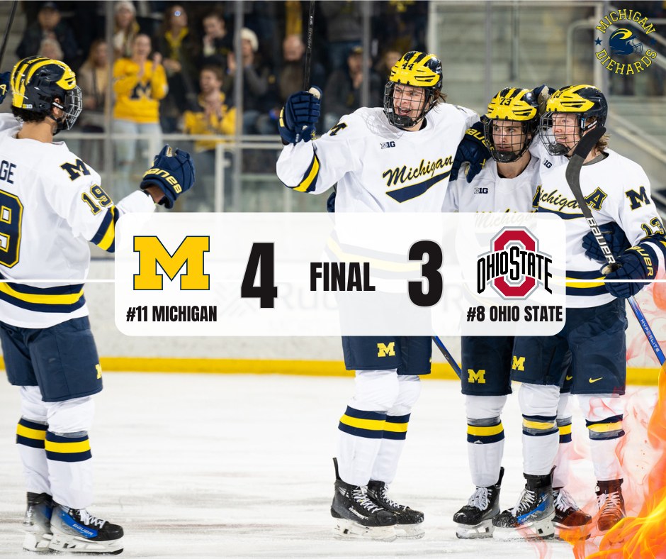 Michigan hockey 🤝 Michigan Basketball... - Michigan Diehards | Facebook