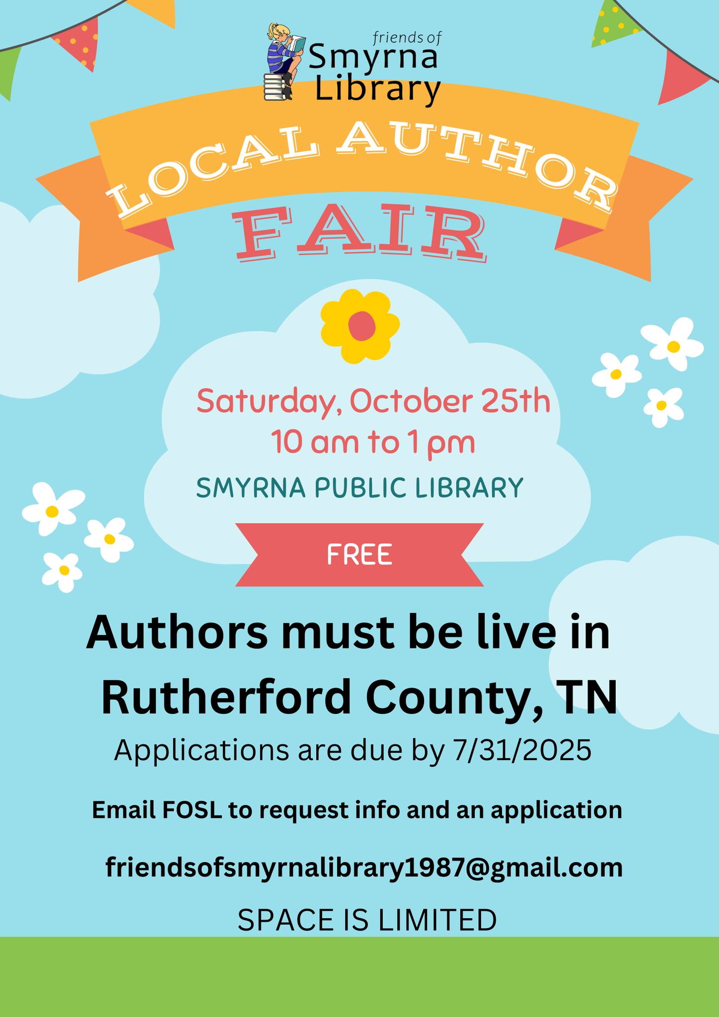 Rutherford - The Friends of Smyrna Library (FOSL) is now accepting ...