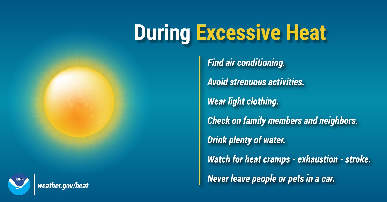 Miami-Dade - Heat Advisory in effect today until 7 PM. Stay alert ...