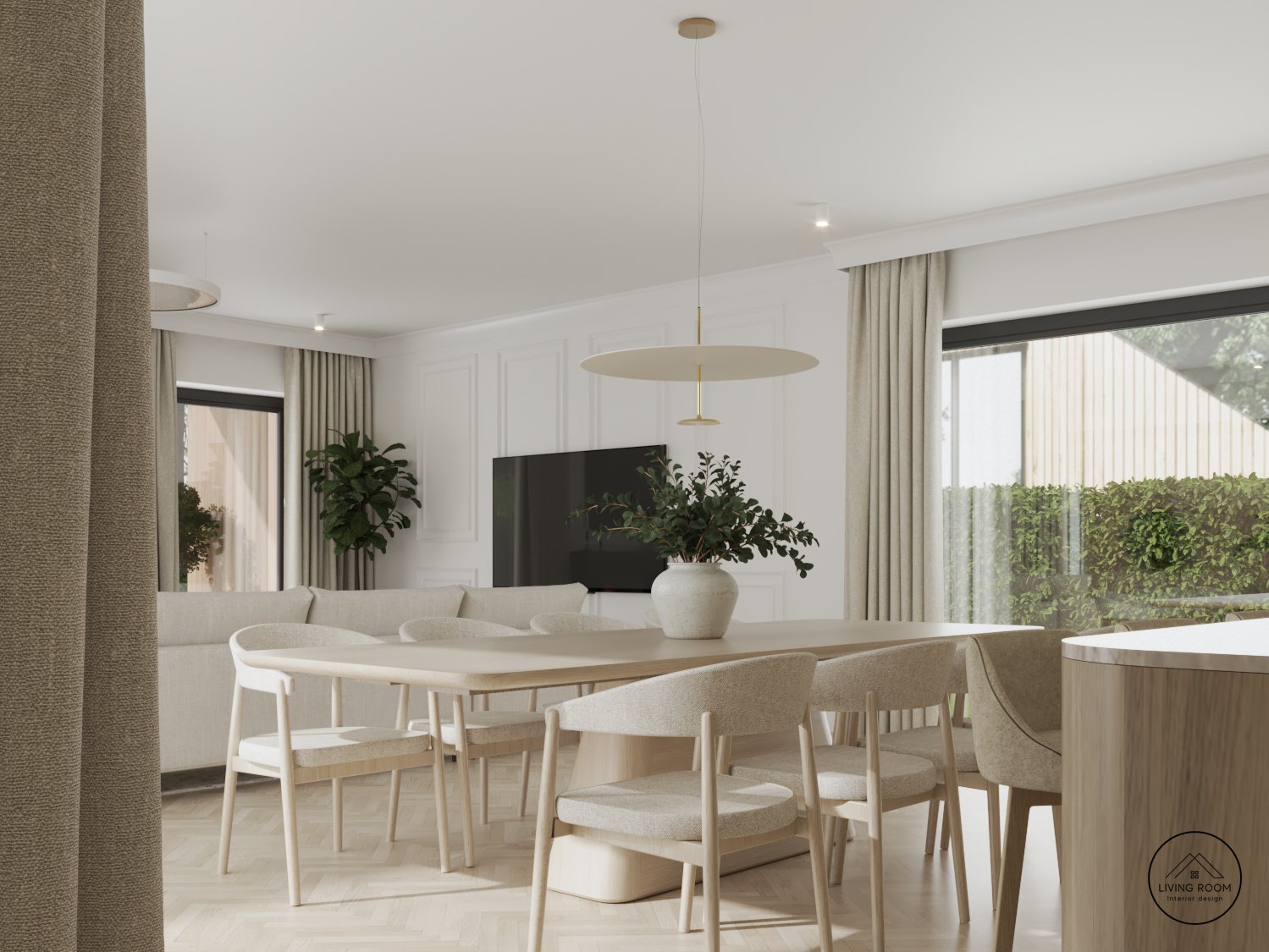 LIVING ROOM interior design | Warsaw