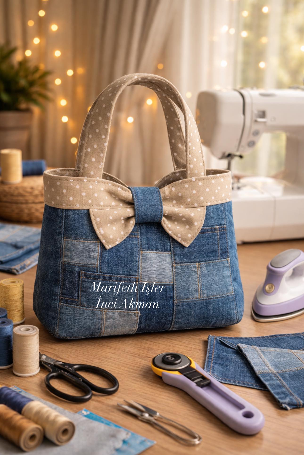 Marifetli İşler - DIY Patchwork Stylish Bag from Old Jeans... | Facebook