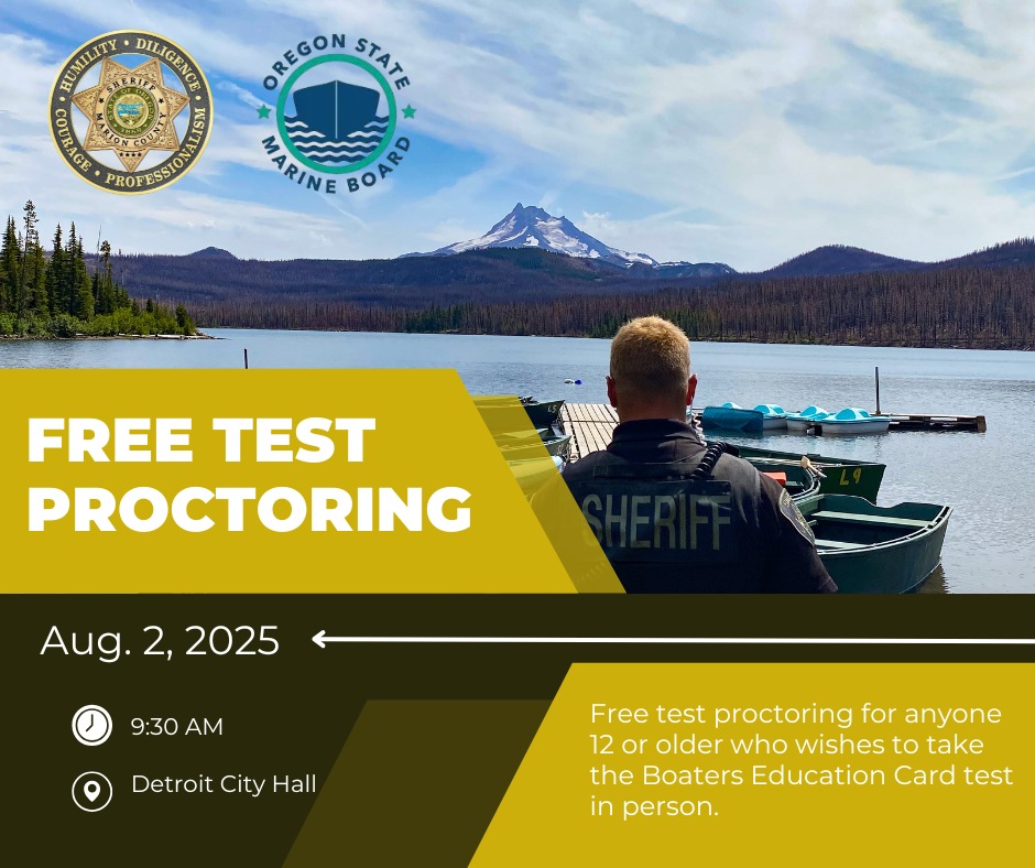 Marion - Free Proctored Boaters Education Test ⛵📝 Join us on August 2 ...