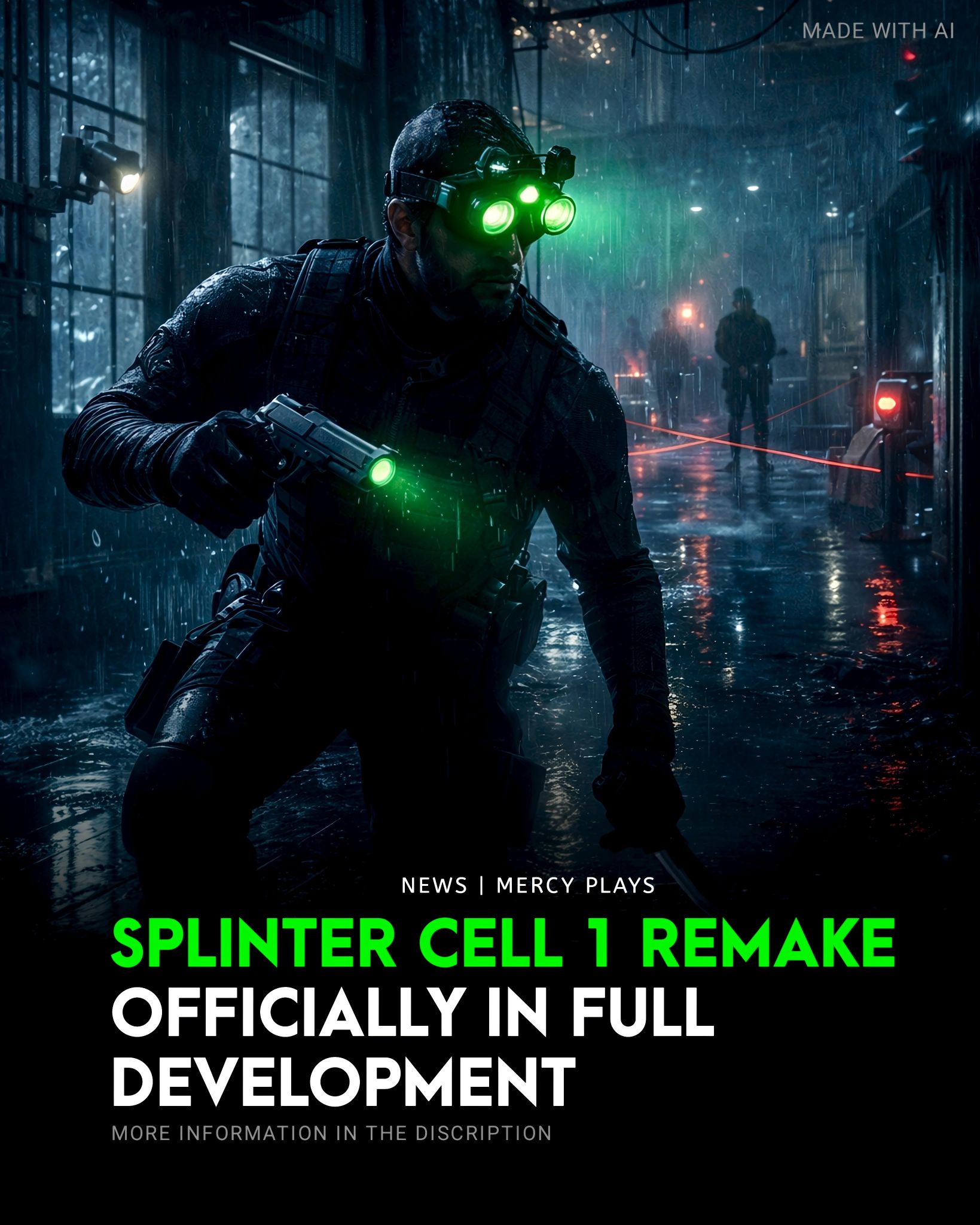 Mercy Plays - 🕶️🔥 Splinter Cell Remake Is Still Alive —... | Facebook