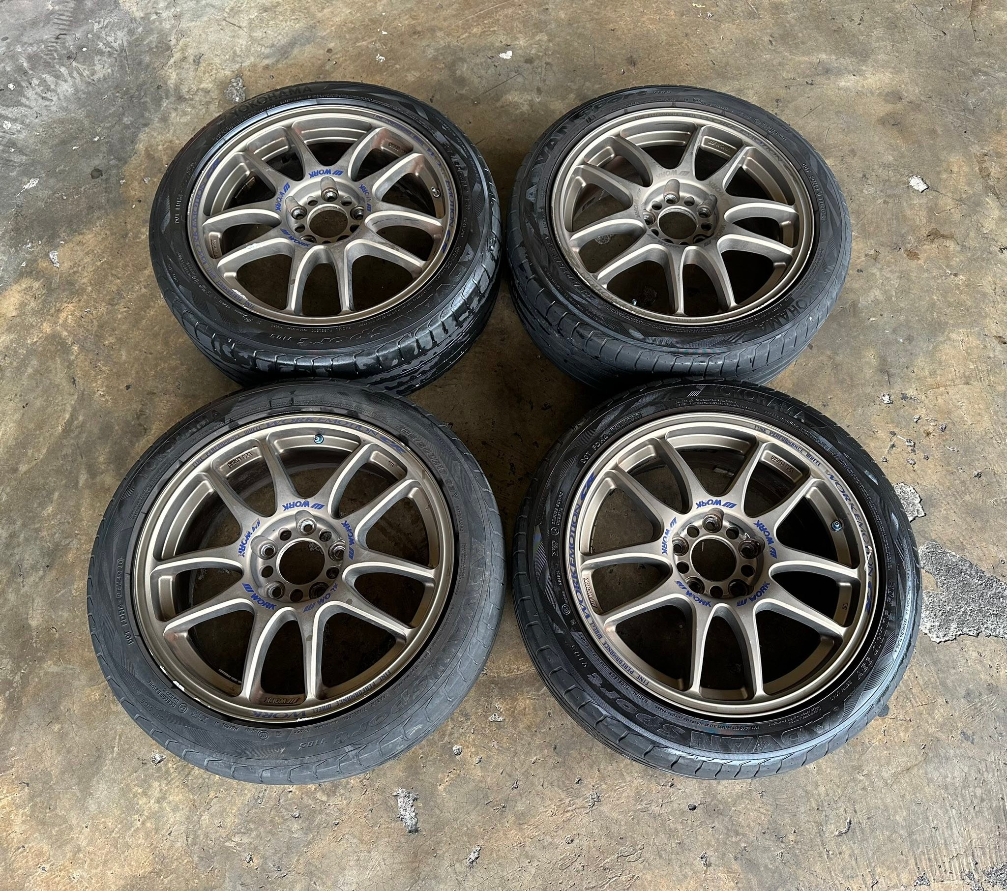 ?? Original Work Emotion CR Kai JDM Sport Rim 17 inch 5H 114.3 