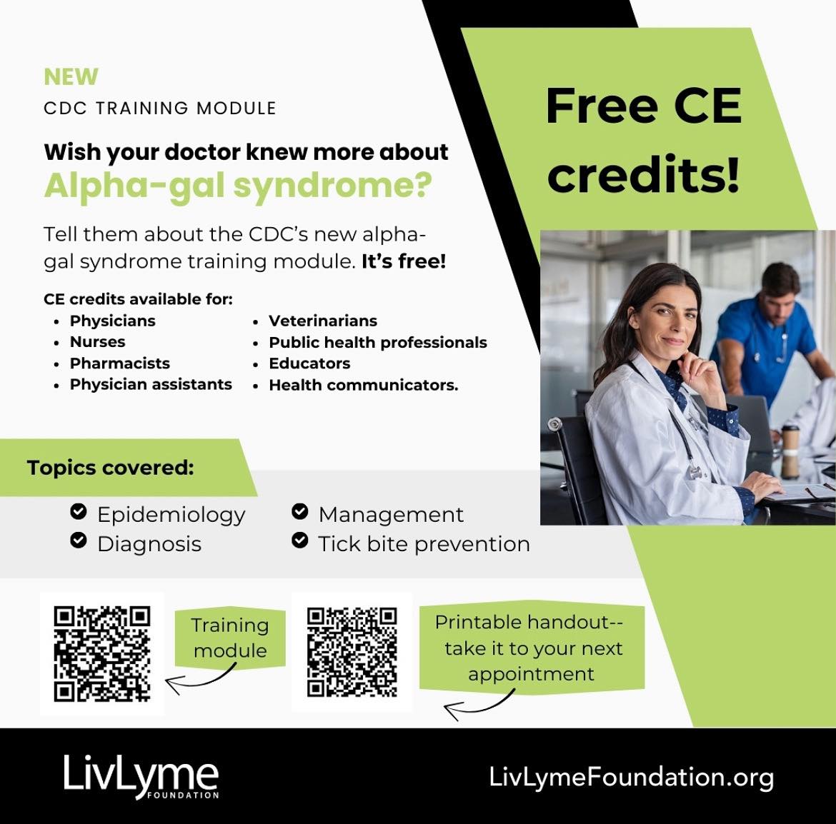 🚨 NEW: CDC Training Module 🚨... - The LivLyme Foundation | Facebook